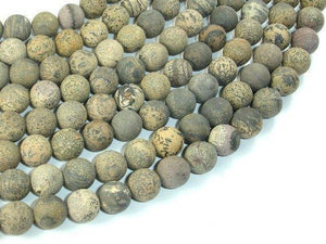 Matte Artistic Jasper, Chohua Jasper, 10mm Round Beads-Gems: Round & Faceted-BeadXpert