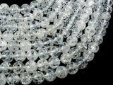 Crackle Clear Quartz Beads, 10mm Round Beads-Gems: Round & Faceted-BeadXpert