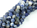 Sodalite Beads, 8mm Round Beads-Gems: Round & Faceted-BeadXpert