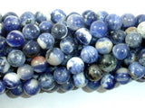 Sodalite Beads, 8mm Round Beads-Gems: Round & Faceted-BeadXpert