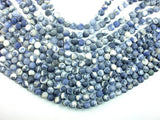 Matte Sodalite Beads, 8mm, Round Beads-Gems: Round & Faceted-BeadXpert