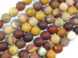 Matte Mookaite Beads, 10mm Round Beads-Gems: Round & Faceted-BeadXpert