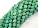 African Amazonite Beads, 7mm Round-Gems: Round & Faceted-BeadXpert