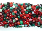 Banded Agate Beads, Multi Colored, 6mm-Agate: Round & Faceted-BeadXpert