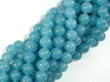 Blue Sponge Quartz Beads, 8mm Round Beads-Gems: Round & Faceted-BeadXpert