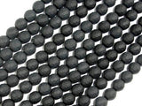 Matte Black Onyx Beads, 6mm Faceted Round-Gems: Round & Faceted-BeadXpert