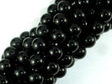Black Stone, 10mm Round Beads-Gems: Round & Faceted-BeadXpert