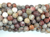 Matte Mexican Crazy Lace Agate Beads, 8mm Round Beads-Gems: Round & Faceted-BeadXpert