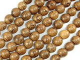 Wenge Wood Beads, 10mm Round Beads, 42 Inch-Wood-BeadXpert