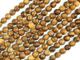 Vietnam Qinan Sandalwood Beads, 6mm(6.3mm) Round Beads, 25 Inch-Wood-BeadXpert