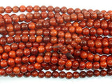 Red Sandalwood Beads, 8mm Round Beads-Wood-BeadXpert