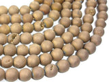 Druzy Agate Beads, Geode Beads, Matte Golden Brown, 10mm-Agate: Round & Faceted-BeadXpert