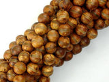 Matte Tibetan Agate Beads, 8mm Round Beads-Agate: Round & Faceted-BeadXpert