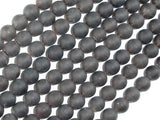 Matte Smoky Quartz Beads, 8mm Round Beads-Gems: Round & Faceted-BeadXpert