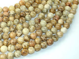 Feldspath Beads, Tiger Jasper Beads, 8mm Round Beads-Gems: Round & Faceted-BeadXpert