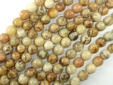Feldspath Beads, Tiger Jasper Beads, 8mm Round Beads-Gems: Round & Faceted-BeadXpert