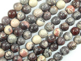 Porcelain Jasper, 8mm Round Beads-Gems: Round & Faceted-BeadXpert