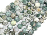 Matte Tree Agate Beads, 10mm Round Beads-Gems: Round & Faceted-BeadXpert
