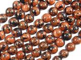 Gold Blue Sand Stone Beads, 10mm Round Beads-Gems: Round & Faceted-BeadXpert