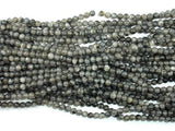 Black Labradorite Beads, Larvikite, Round, 4mm (4.6mm)-Gems: Round & Faceted-BeadXpert