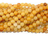 Yellow Aventurine Beads, 6mm(6.7mm) Round Beads-Gems: Round & Faceted-BeadXpert