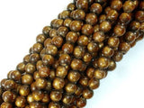 Gold Coral Beads, 6mm Round Beads-Gems: Round & Faceted-BeadXpert