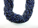 Sodalite Beads, 4mm Faceted Round Beads-Gems: Round & Faceted-BeadXpert