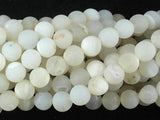 Druzy Agate Beads, Geode Beads, 8mm Round Beads-Agate: Round & Faceted-BeadXpert