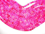 Dragon Vein Agate Beads, Pink, 8mm Round Beads-Agate: Round & Faceted-BeadXpert