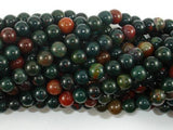 Indian Bloodstone Beads, 6mm Round Beads-Gems: Round & Faceted-BeadXpert