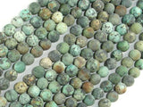 Matte African Turquoise, 6mm Round Beads-Gems: Round & Faceted-BeadXpert