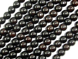 Black Sandalwood Beads, 6mm (6.3mm) Round-Wood-BeadXpert