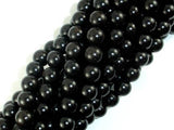 Black Sandalwood Beads, 8mm (8.5mm) Round Beads-Wood-BeadXpert