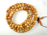 Indonesia Agathis Alba King Wood Beads, 8mm Round-Wood-BeadXpert