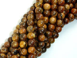 Vietnam Qinan Sandalwood Beads, 8mm(8.3mm) Round Beads, 32 Inch-Wood-BeadXpert