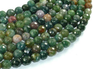 Indian Agate Beads, 10mm Faceted Round-Gems: Round & Faceted-BeadXpert