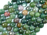 Indian Agate Beads, 10mm Faceted Round-Gems: Round & Faceted-BeadXpert
