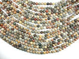 Silver Leaf Jasper Beads, 6mm Round Beads-Gems: Round & Faceted-BeadXpert