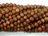 Crackle Tibetan Agate, 6mm Round Beads-Agate: Round & Faceted-BeadXpert