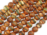 Crackle Tibetan Agate, 10mm Round Beads-Agate: Round & Faceted-BeadXpert