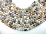 Bamboo Leaf Agate, 10mm (10.3 mm) Round Beads-Gems: Round & Faceted-BeadXpert