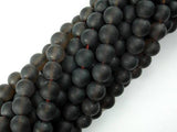 Matte Smoky Quartz Beads, 8mm Round Beads-Gems: Round & Faceted-BeadXpert