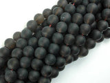 Matte Smoky Quartz Beads, 10mm Round Beads-Gems: Round & Faceted-BeadXpert
