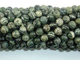 Green Zebra Jasper Beads, 6mm Round Beads-Gems: Round & Faceted-BeadXpert