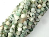 Matte Tree Agate Beads, Round, 6mm-Gems: Round & Faceted-BeadXpert