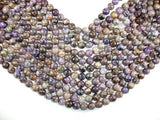 Genuine Charoite, 10mm Round Beads-Gems: Round & Faceted-BeadXpert