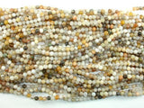 Bamboo Leaf Agate, 4mm (4.3mm) Round Beads-Gems: Round & Faceted-BeadXpert