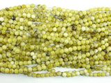 Yellow Turquoise Beads, 4mm (4.5mm) Round Beads-Gems: Round & Faceted-BeadXpert