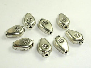 Metal Spacer, Metal Beads, Vase Spacer, Zinc Alloy, Antique Silver Tone 20pcs-Metal Findings & Charms-BeadXpert