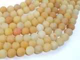 Matte Yellow Aventurine Beads, 8mm, Round Beads-Gems: Round & Faceted-BeadXpert